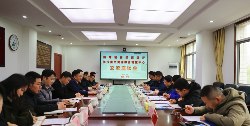 湖南省自然资源厅相关领导赴长沙中心调研
